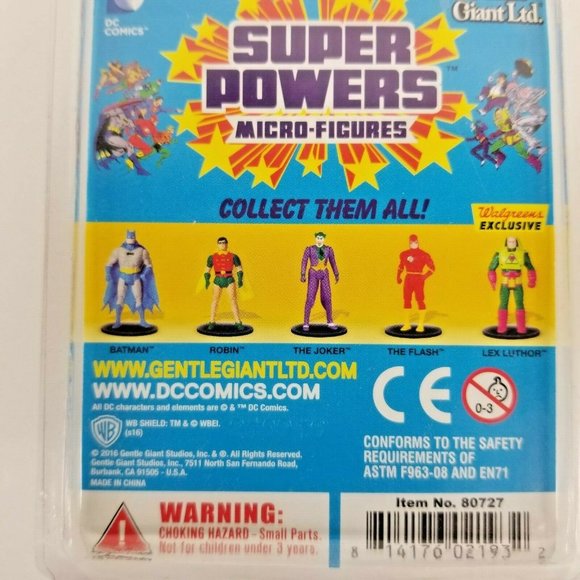 DC Comics The Flash Super Powers Micro Figures 2" Gentle Gaint Inc Figurine New - Picture 6 of 12